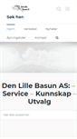 Mobile Screenshot of basunen.no