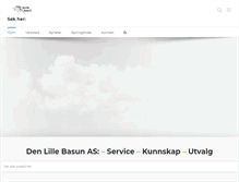 Tablet Screenshot of basunen.no